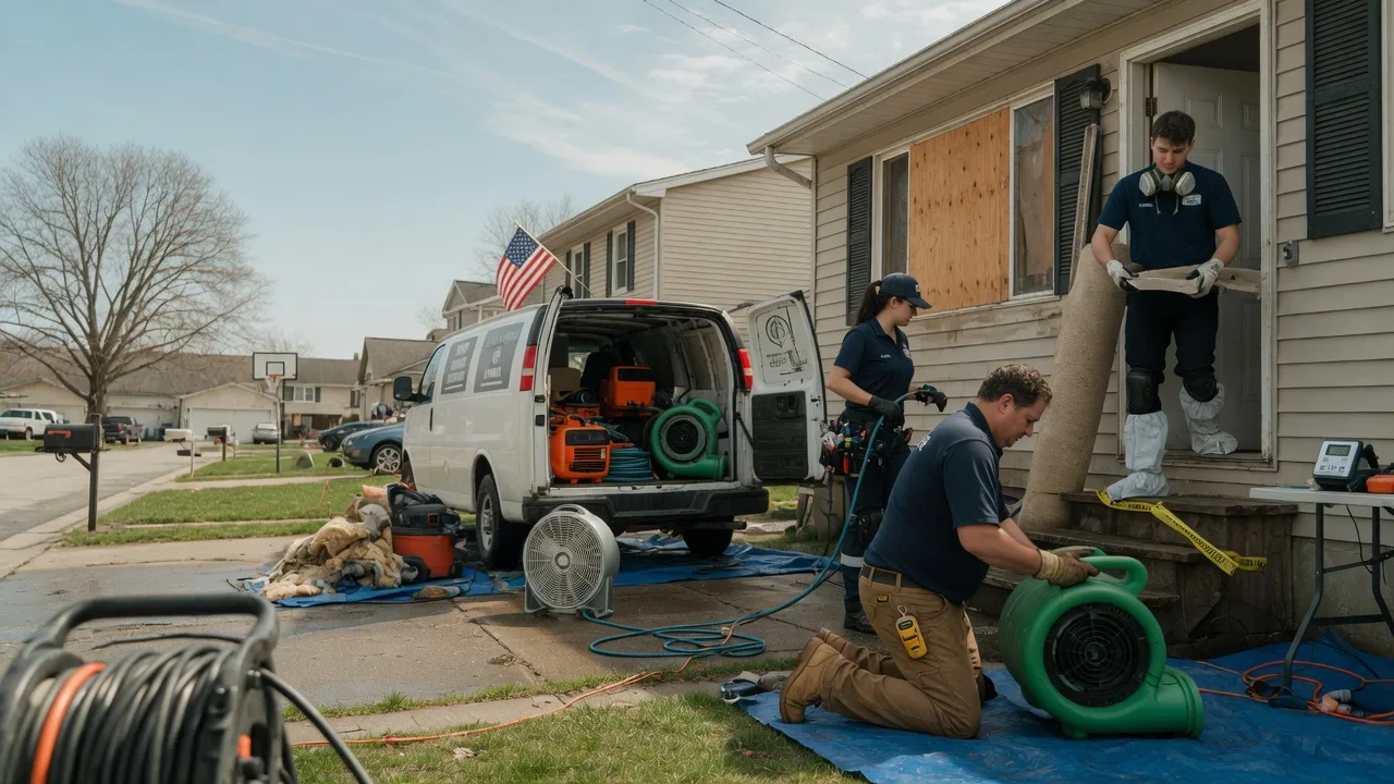 Water Damage Restoration in Wolf Lake, IL near me